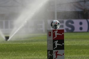 Bundesliga-Fußball vor dem Anstoß