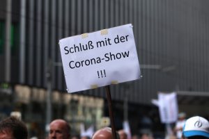 Demo von Corona-Skeptikern