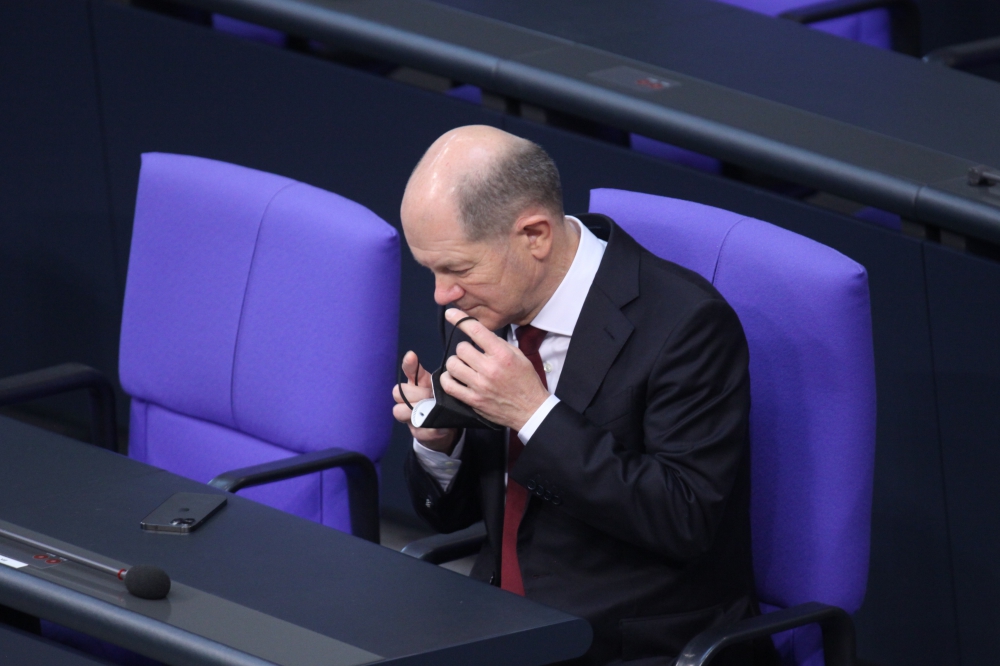 Olaf Scholz am 8.12.21