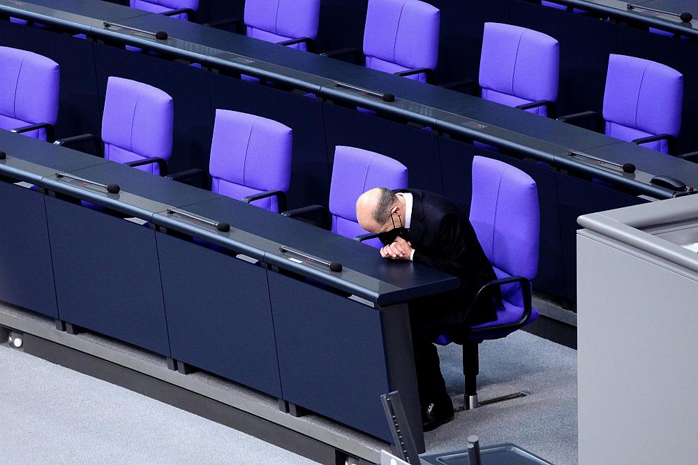 Olaf Scholz am 8.12.21