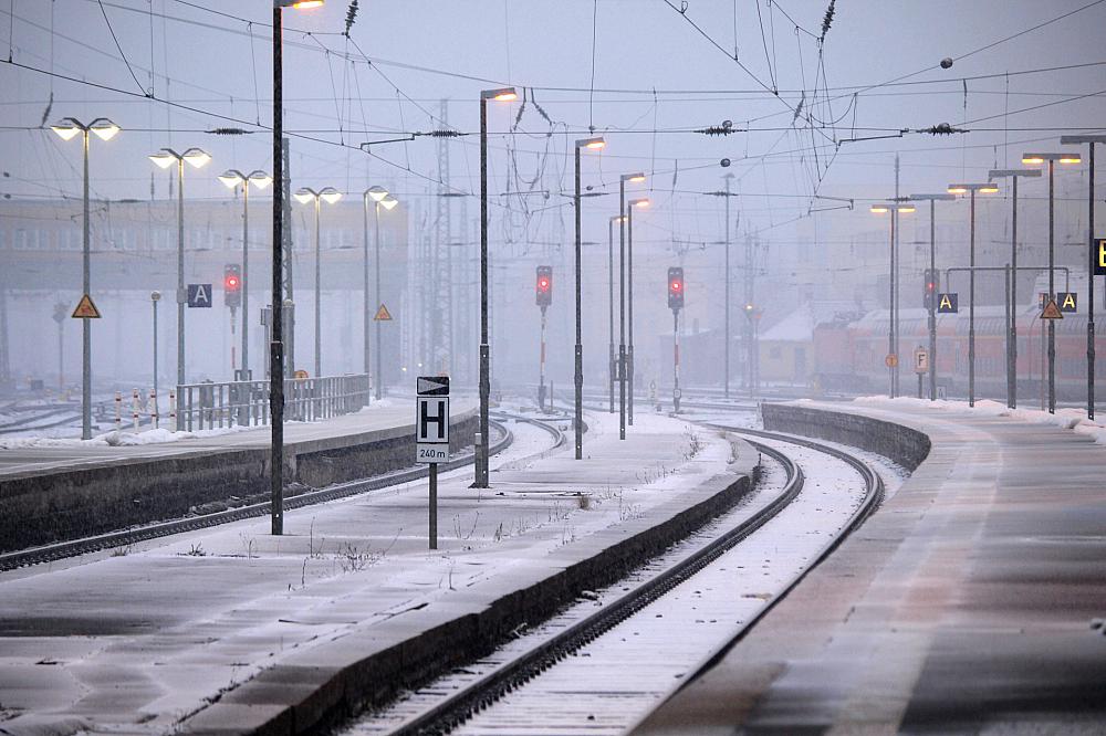 Winter bei der Deutschen Bahn