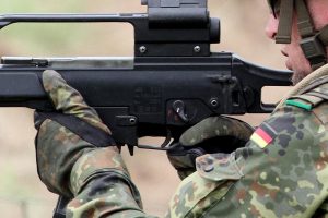 Bundeswehr-Soldat mit G36