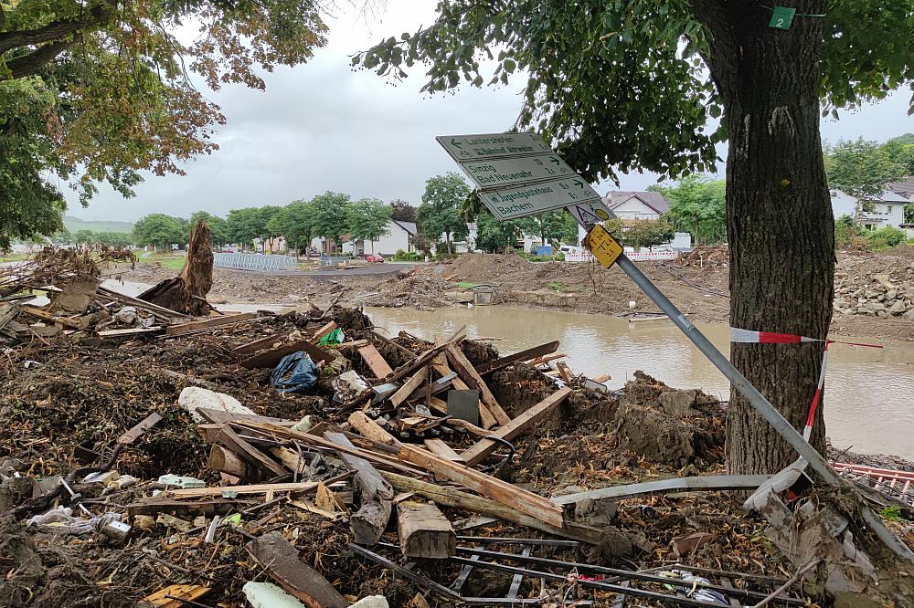 Nach dem Hochwasser 2021