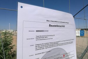 Standort von neuer Tesla-Fabrik in Brandenburg