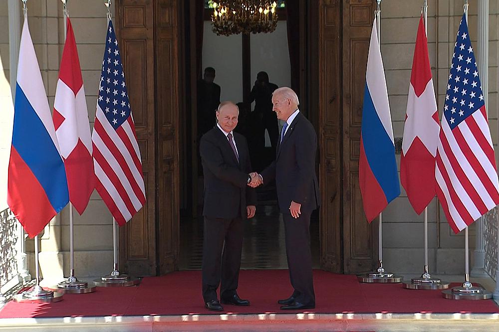 Joe Biden und Wladimir Putin am 16.06.2021