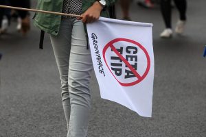 Demonstration gegen TTIP und Ceta