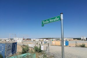 Standort von neuer Tesla-Fabrik in Brandenburg