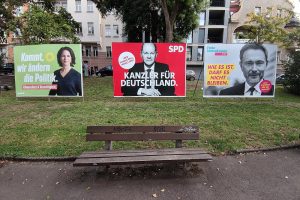 Wahlplakate von Grünen