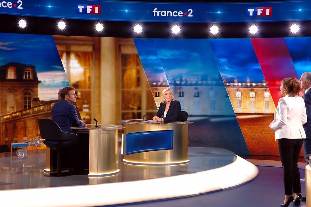 TV-Duell zur Frankreich-Wahl am 20.04.2022