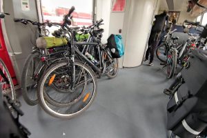 Fahrradmitnahme in einem Regionalzug
