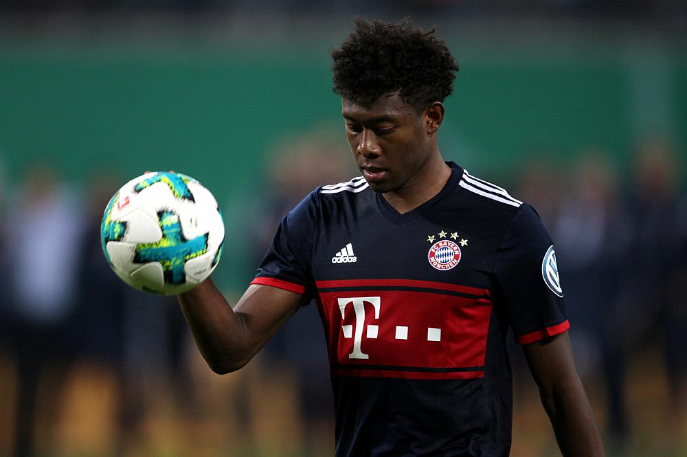 David Alaba im Trikot des FC Bayern