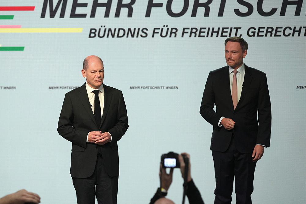 Olaf Scholz und Christian Lindner (Archiv)