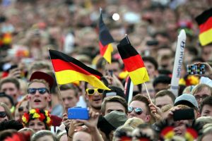 Fußballfans der Deutschen Fußball-Nationalmannschaft