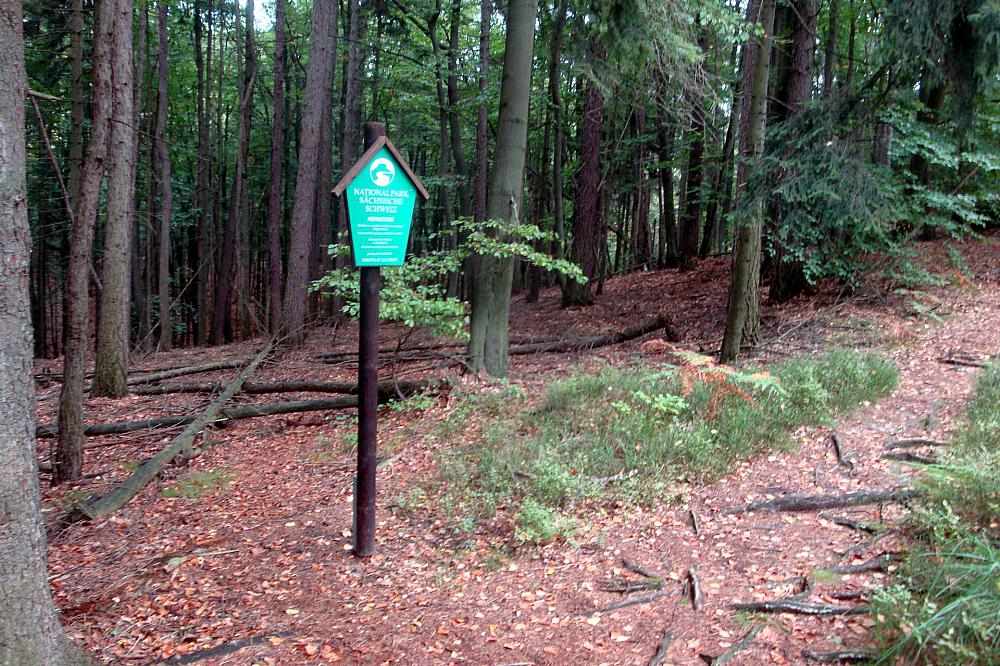 Grenze Deutschland - Tschechien in der Sächsischen Schweiz (Archiv)