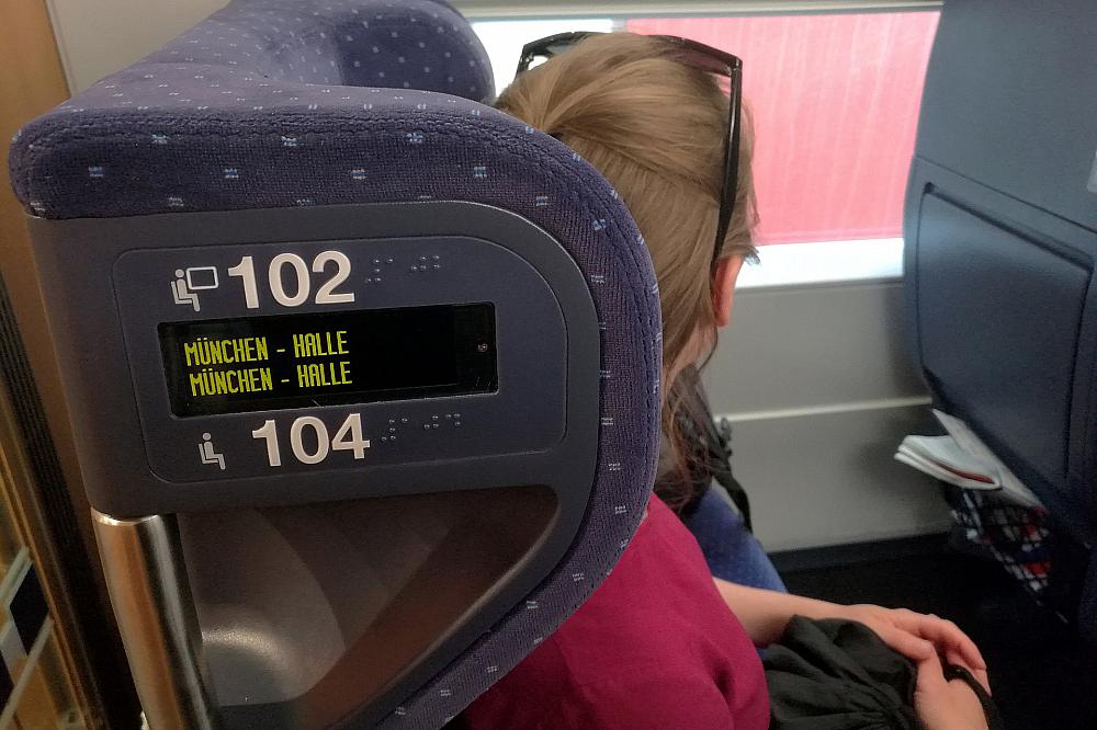 Sitzplatzreservierung bei der Deutschen Bahn