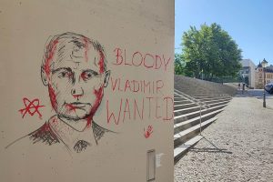 Anti-Putin-Graffiti (Archiv)