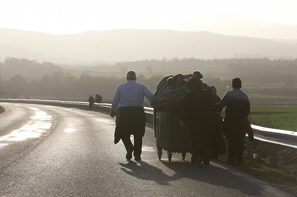 Flüchtlinge auf der Balkanroute (Archiv)