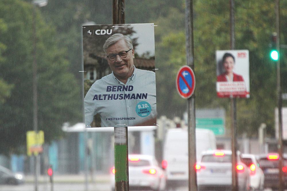 Wahlplakate zur Landtagswahl in Niedersachsen 2022