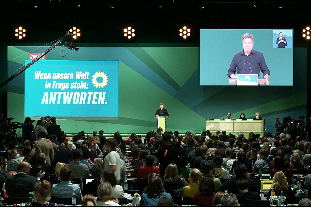 Robert Habeck auf Grünen-Parteitag am 14.10.2022