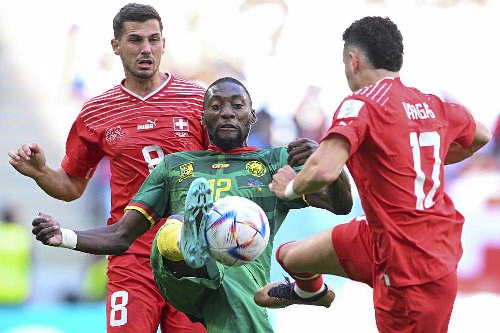 WM-Spiel Schweiz-Kamerun am 24.11.2022