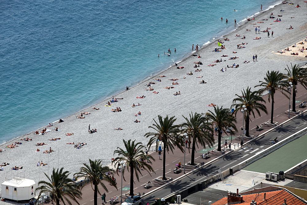 Strandpromenade in Nizza