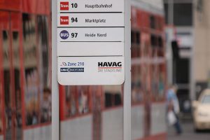 HAVAG-Straßenbahnhaltestelle