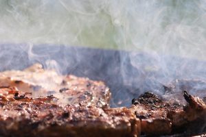 Steak auf einem Grill