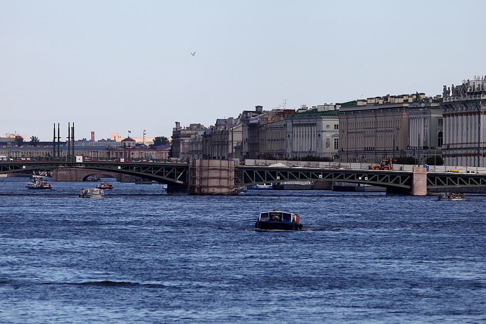 Fluss Newa bei St. Petersburg