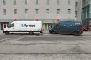 Transporter von Hermes und Amazon Prime (Archiv)
