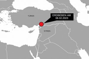 Erdbeben in der Türkei am 06.02.2023