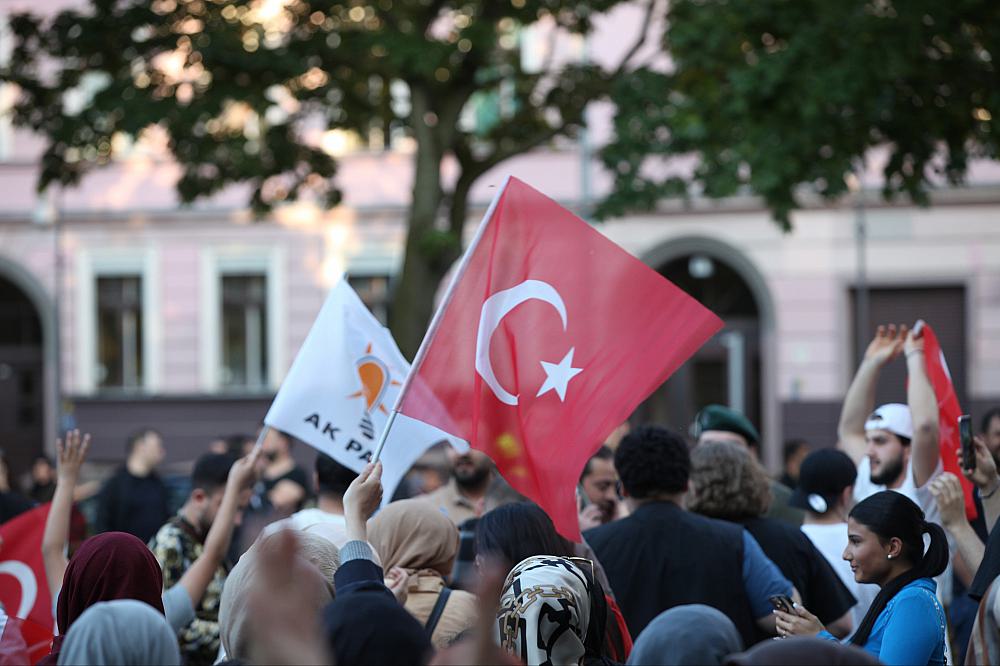 Anhänger von Erdogan am 28.05.2023