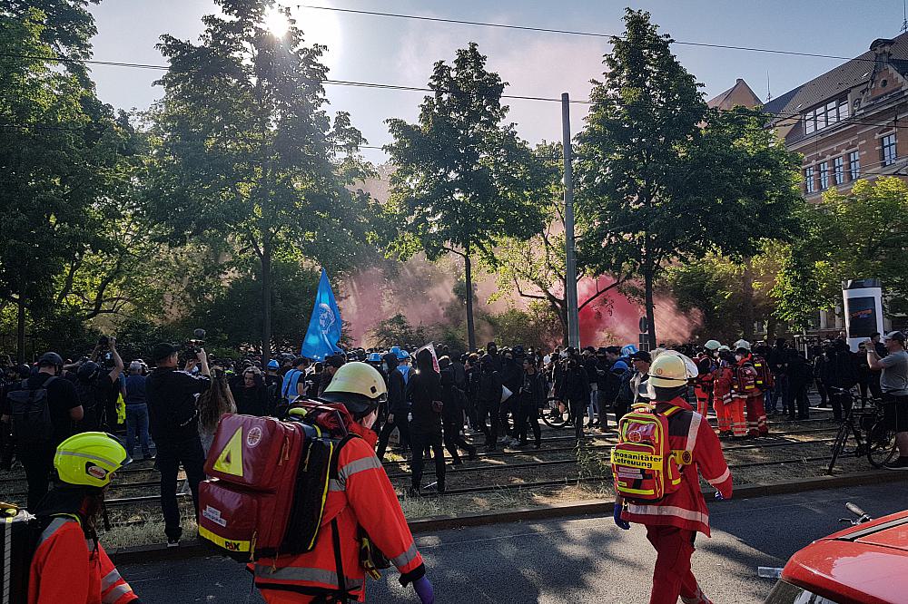 Demo in Leipzig am 03.06.2023 eskaliert