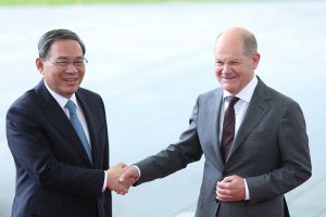 Li Qiang und Olaf Scholz am 19.06.2023