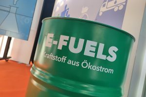 Werbung für E-Fuels (Archiv)