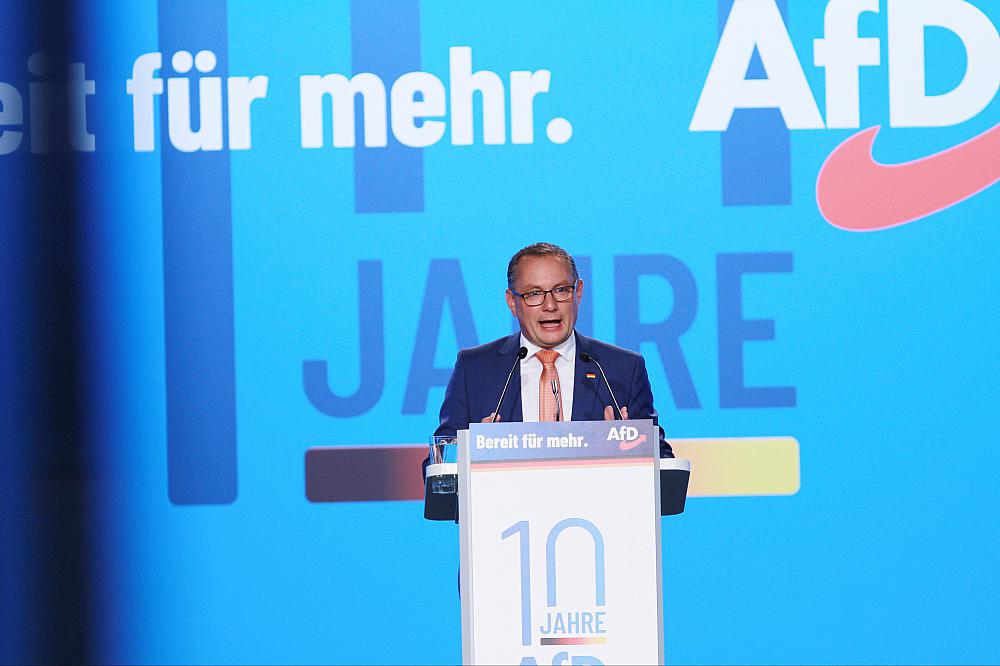 Tino Chrupalla auf AfD-Parteitag am 28.07.2023