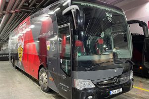 Mannschaftsbus des VfB Stuttgart (Archiv)