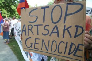 Protest gegen die Situation in Armenien (Archiv)