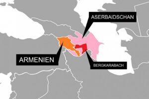 Karte mit Armenien