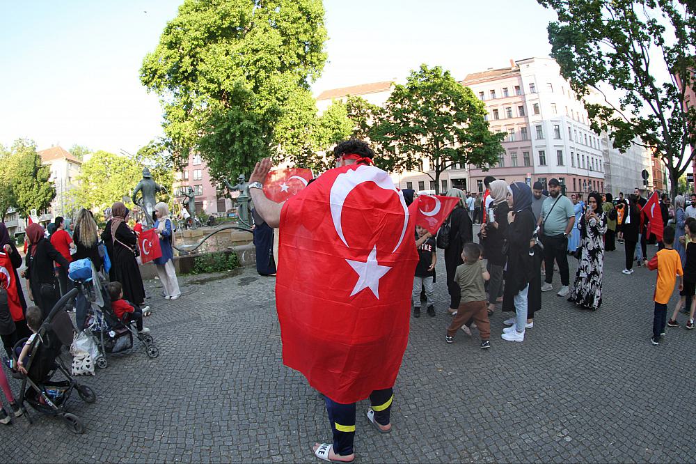 Anhänger von Erdogan am 28.05.2023