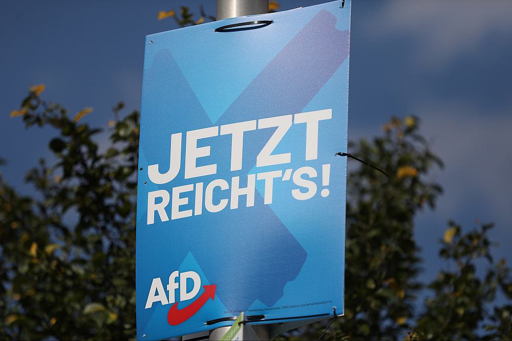 AfD-Wahlplakat (Archiv)