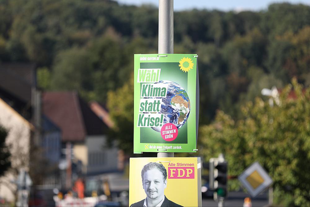 Wahlplakate zur Landtagswahl in Bayern 2023 (Archiv)