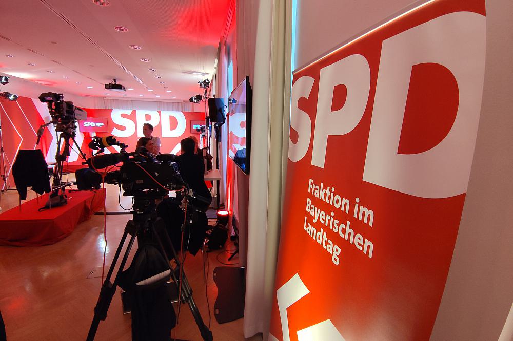 Landtagswahl in Bayern: SPD-Wahlparty am 08.10.2023