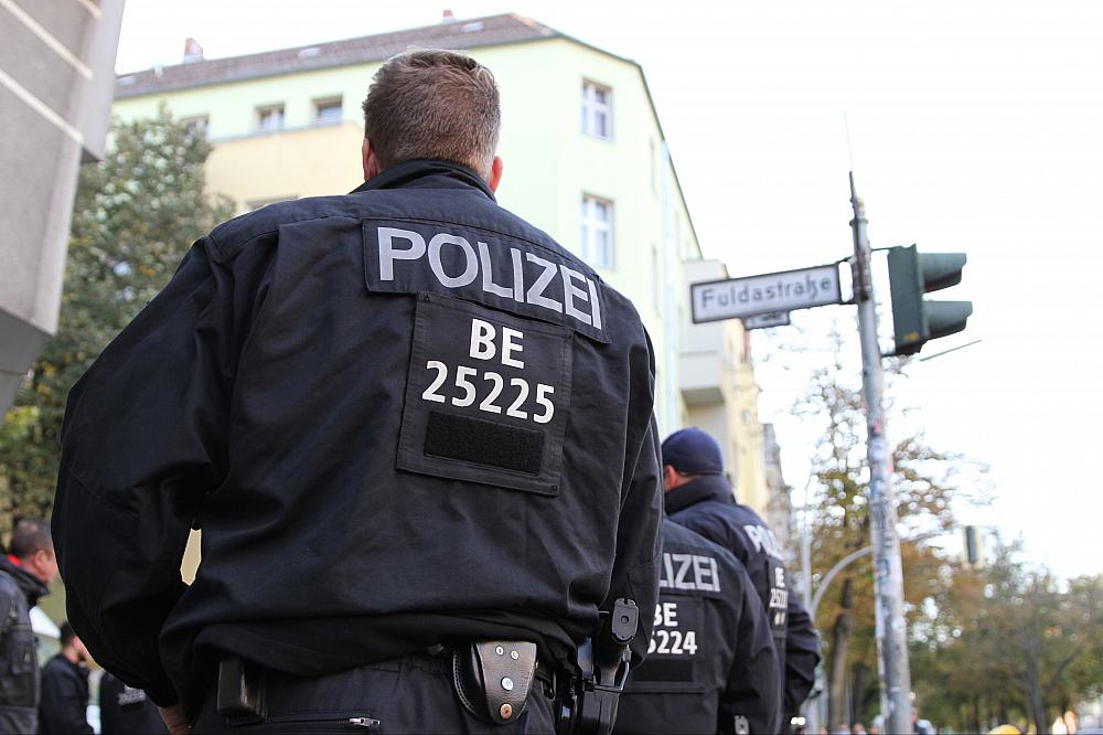 Polizei bei verbotener Pro-Palästina-Demo (Archiv)