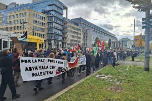 Pro-Palästina-Demo in Leipzig am 28.10.2023
