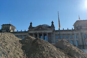 Baustelle vor Deutschem Bundestag (Archiv)