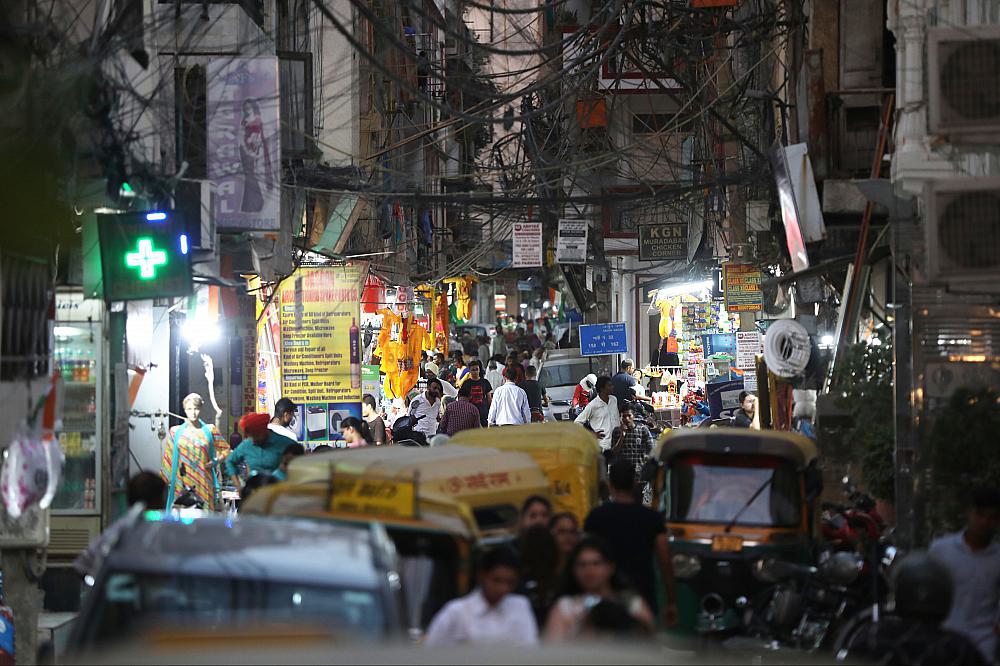 Straßenszene in Neu-Delhi (Archiv)