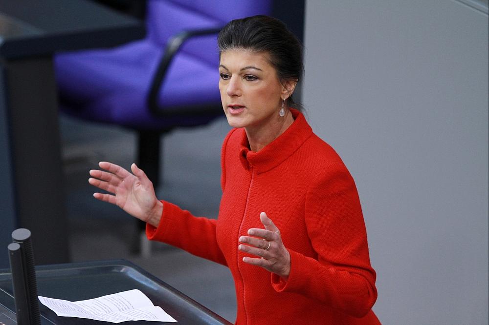 Sahra Wagenknecht im Dezember 2023