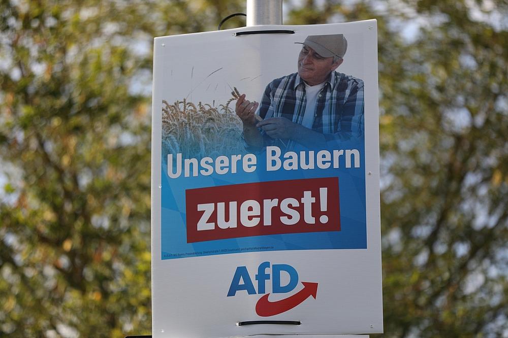 AfD-Wahlplakat zur Landtagswahl in Bayern 2023 (Archiv)