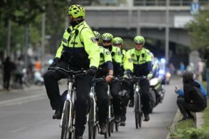 Polizei beim Berlin-Marathon (Archiv)