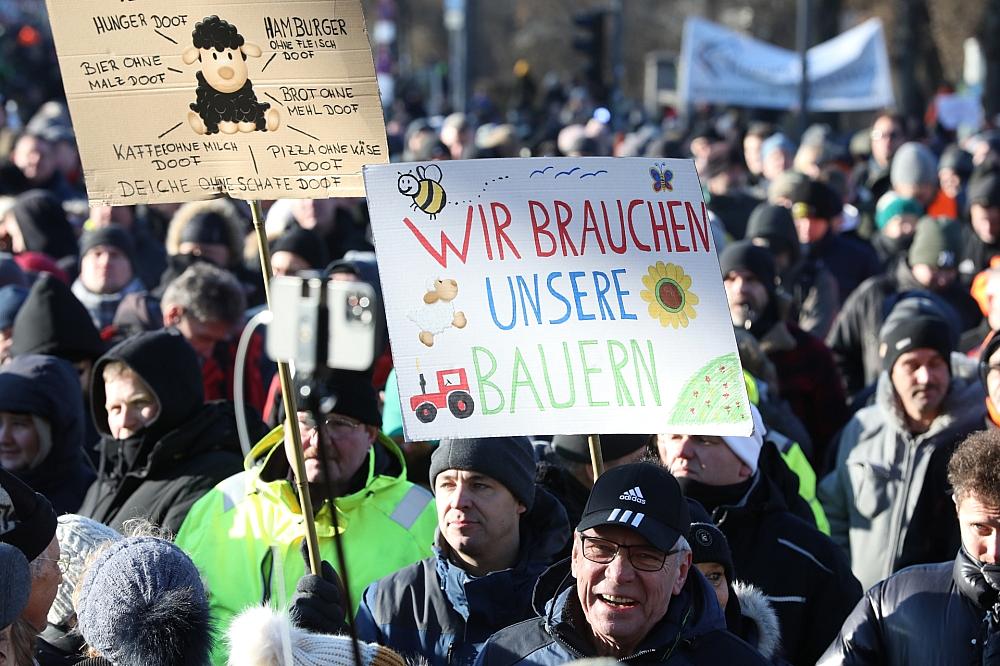 Bauernproteste am 08.01.2024